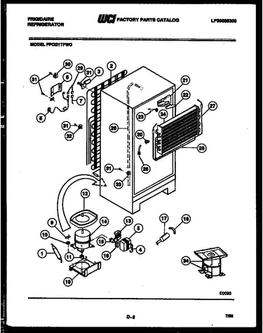 System and automatic defrost parts