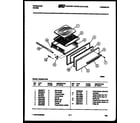 Frigidaire GG32BPCL2 broiler drawer parts diagram