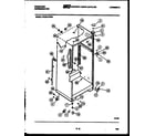 Frigidaire FPCI21TIFW0 cabinet parts diagram