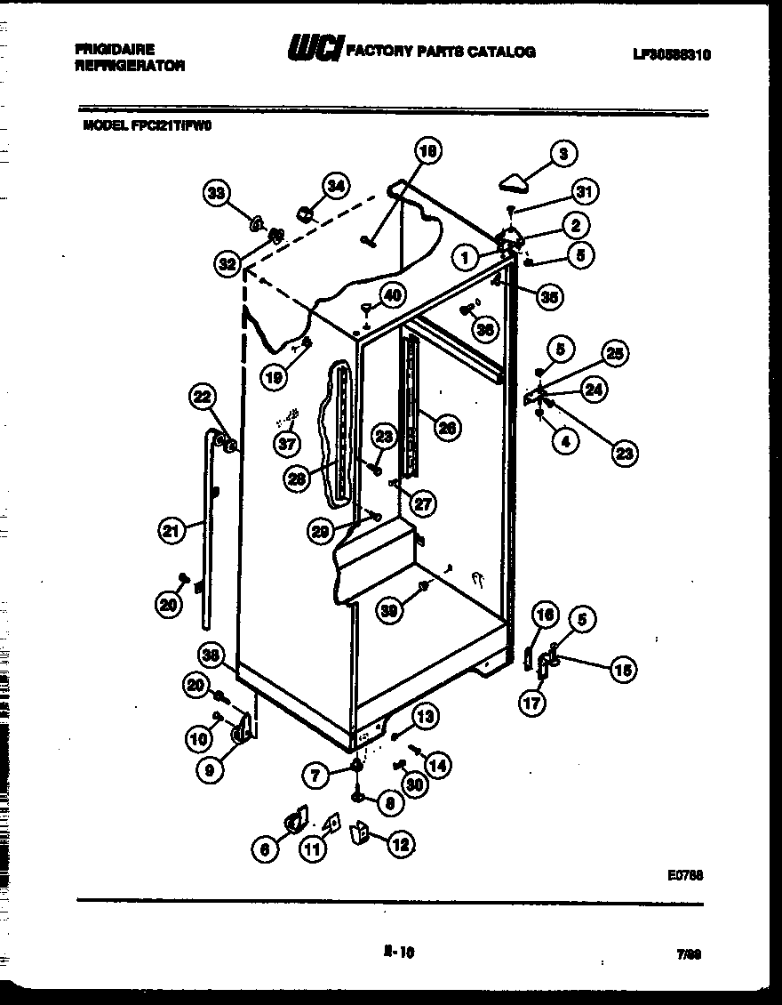 Cabinet parts
