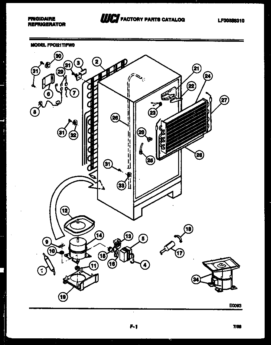 SYSTEM AND AUTOMATIC DEFROST PARTS