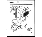 Frigidaire FPCI21TIFW0 system and automatic defrost parts diagram