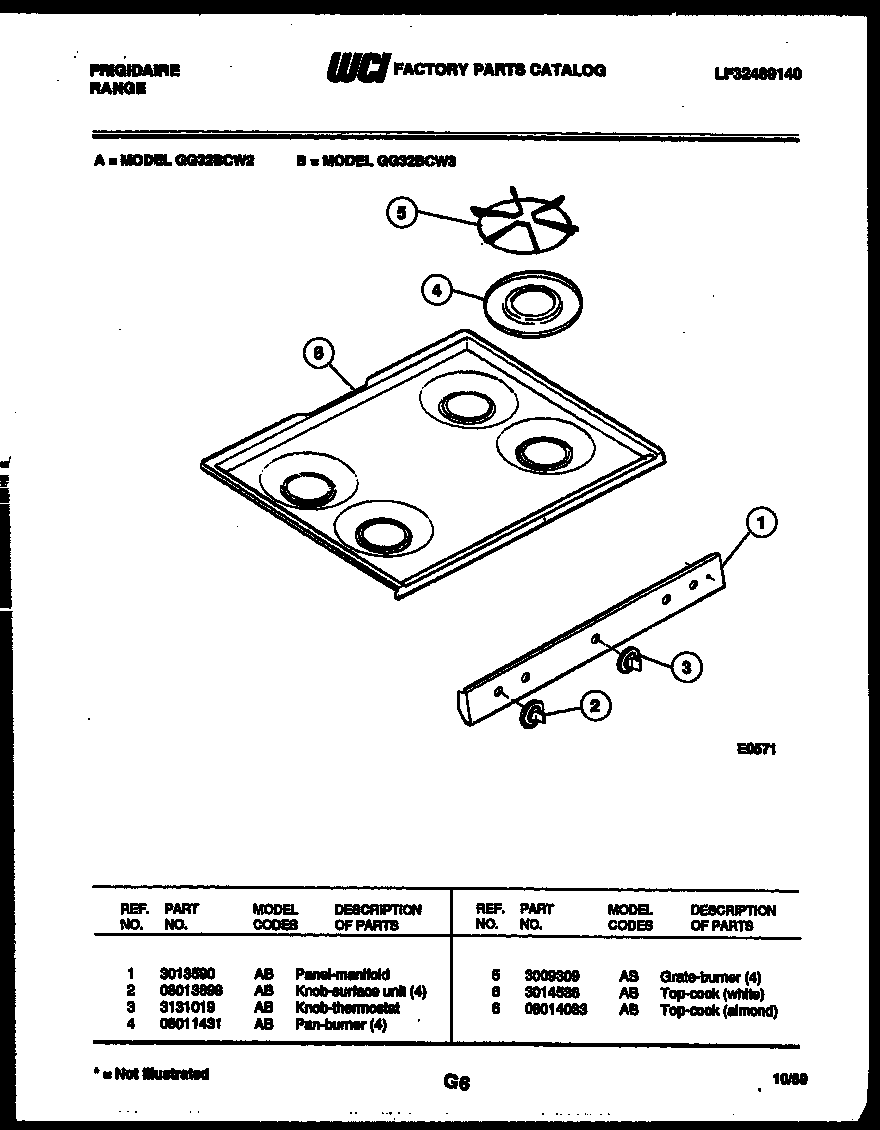 COOKTOP PARTS