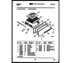 Frigidaire GG32BCL2 broiler drawer parts diagram