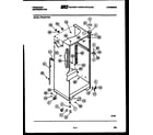 Frigidaire FPE19TIFW0 cabinet parts diagram