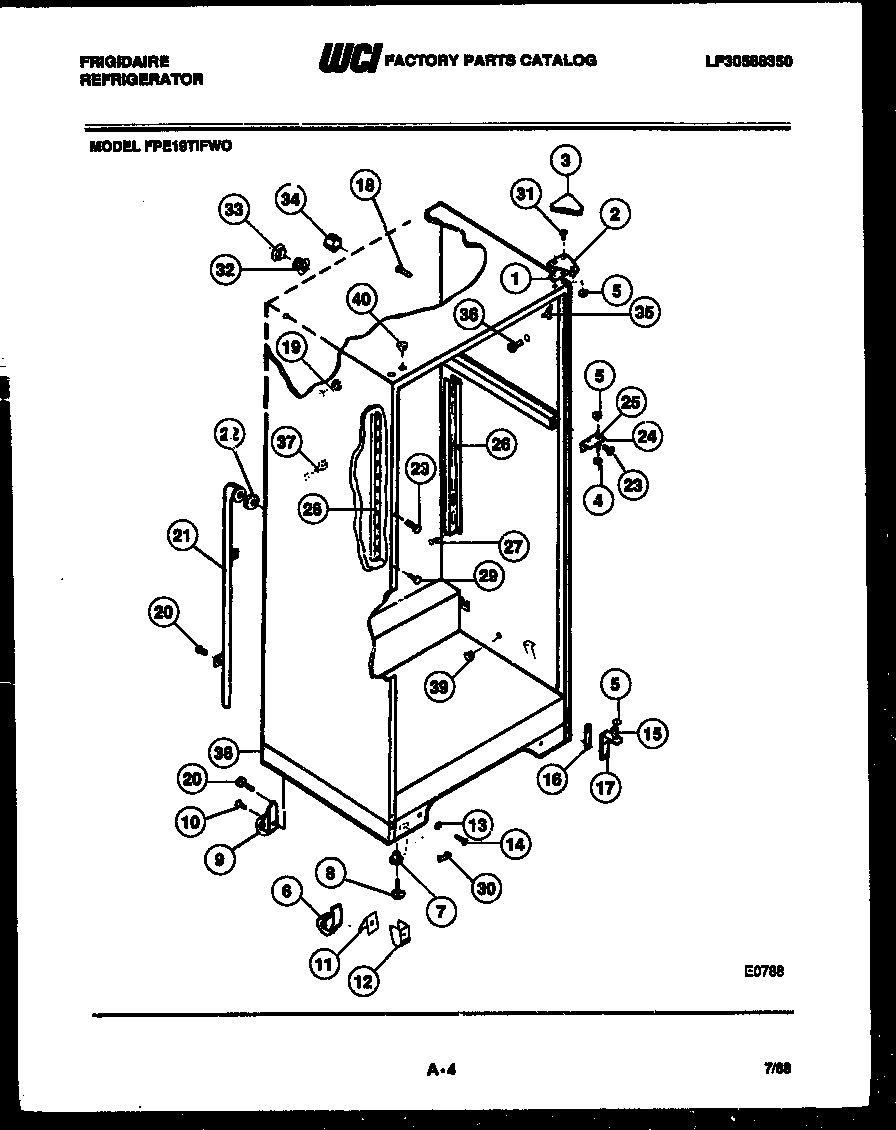 Cabinet parts