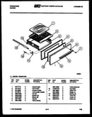 Broiler drawer parts