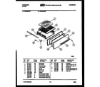 Frigidaire GC34BCL4 broiler drawer parts diagram