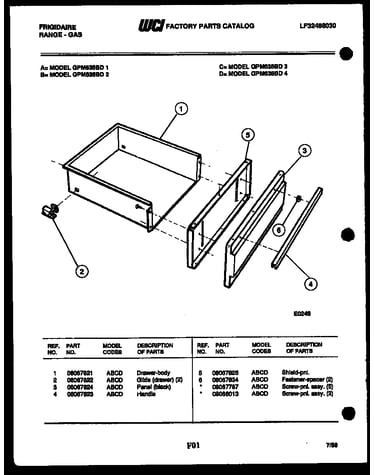 Drawer parts