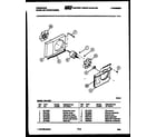 Frigidaire A04LE2F1 air handling parts diagram