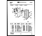 Frigidaire REG638BDL2 control panel diagram