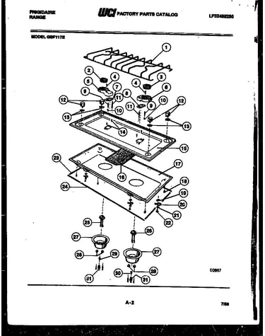 Cooktop parts