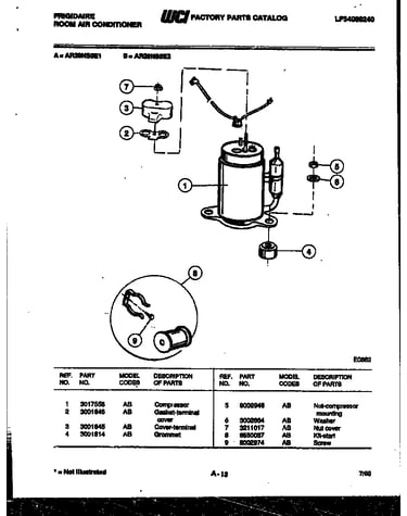 Compressor parts