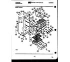 Frigidaire FP18TFL0 cabinet parts diagram