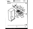 Frigidaire FPI17TFF0 shelves and supports diagram