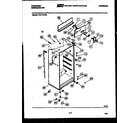 Frigidaire FPD17TFW0 cabinet parts diagram