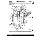 Frigidaire FPE21TFH0 cabinet parts diagram