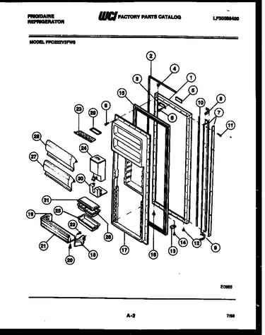 Refrigerator door parts