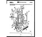 Frigidaire FPCE22V3FF0 cabinet parts diagram