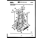 Frigidaire FPCE24VFA0 cabinet parts diagram
