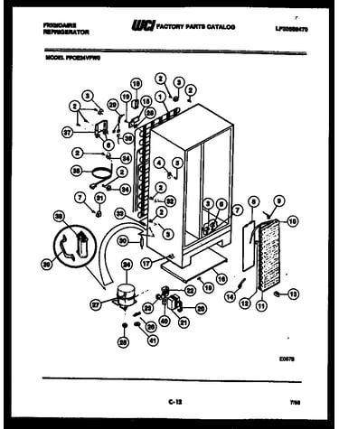 System and automatic defrost parts