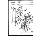 Frigidaire FCD14TFL0 cabinet parts diagram