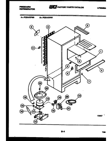 System and automatic defrost parts