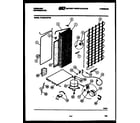 Frigidaire FPCE22VWFH0 system and automatic defrost parts diagram