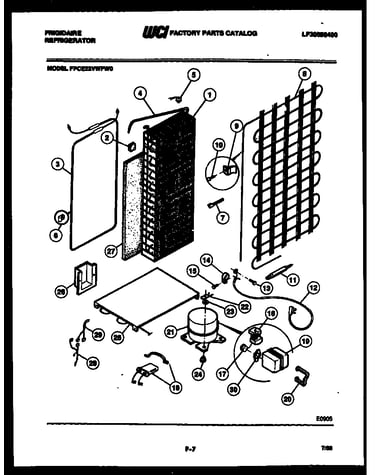 System and automatic defrost parts