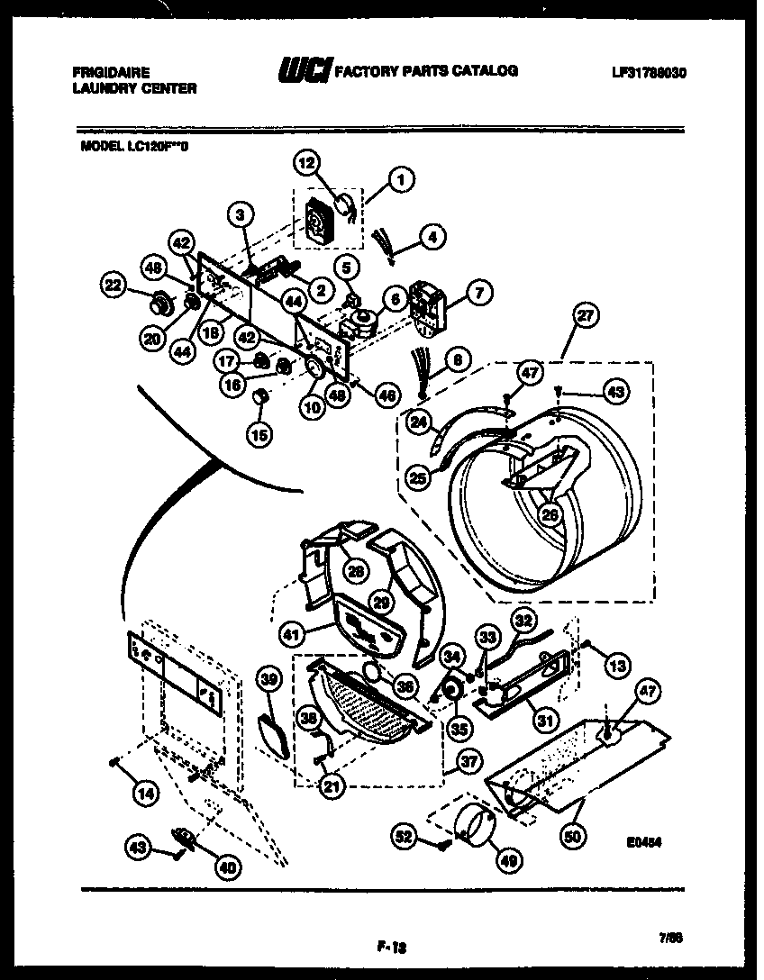 CONSOLE, CONTROL AND DRUM