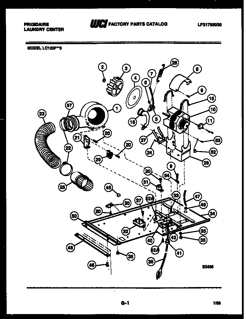 DRYER MOTOR, BLOWER AND BELT