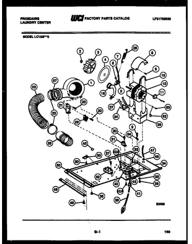 Dryer motor, blower and belt