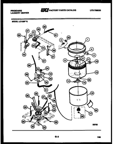 Tubs, water valve and lid switch