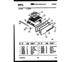 Frigidaire G21CW2 broiler drawer parts diagram