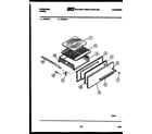 Frigidaire G24CL4 broiler drawer parts diagram