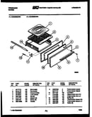 Broiler drawer parts