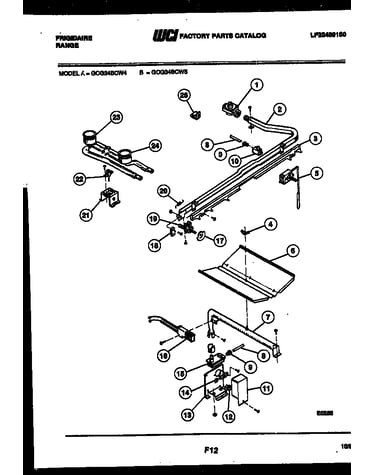 Burner, manifold and gas control
