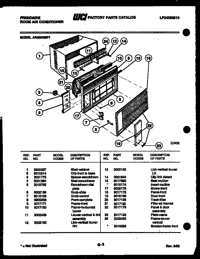 CABINET PARTS