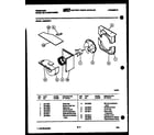 Frigidaire AR28NS5F1 air handling parts diagram