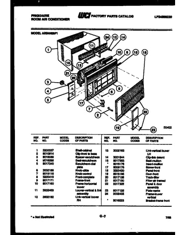 Cabinet parts