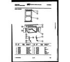 Frigidaire AR24NS8F1 window mounting parts diagram