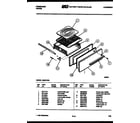Frigidaire G30PCW3 broiler drawer parts diagram
