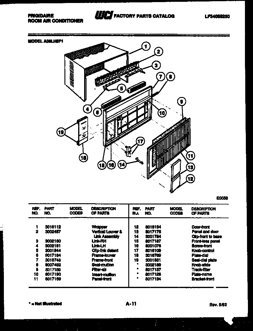 Cabinet parts
