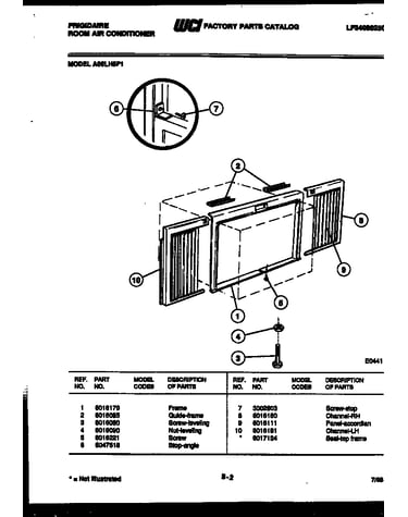 Window mounting parts