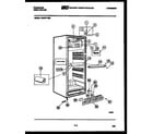 Frigidaire FCDWF135E cabinet parts diagram