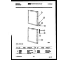 Frigidaire FCDWF135E door parts diagram