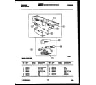 Frigidaire FCDWF135E lighting parts diagram