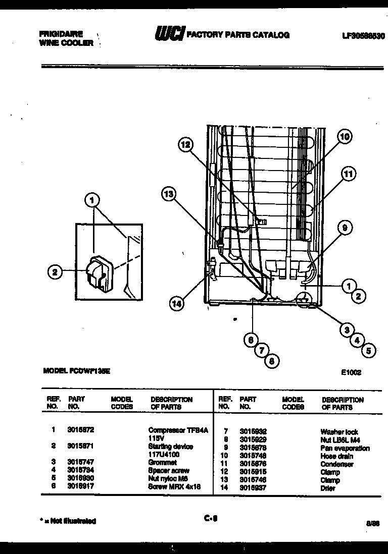 System and automatic defrost parts