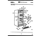 Frigidaire FCDF135E cabinet parts diagram