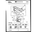 Frigidaire FCDF135E lighting parts diagram
